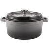 Garnek żeliwny VINTAGE CUISINE VC2P2619BL20CP Szary 26 cm