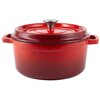 Garnek żeliwny VINTAGE CUISINE VC2P2619BL20CP Czerwony 26 cm Przeznaczenie Kuchnie ceramiczne
