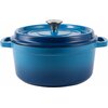 Garnek żeliwny VINTAGE CUISINE VC2P2218BL20CP Niebieski Ombre 22 cm Przeznaczenie Kuchnie ceramiczne