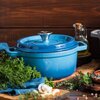 Garnek żeliwny VINTAGE CUISINE VC2P2218BL20CP Niebieski Ombre 22 cm Rodzaj Garnek żeliwny