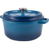 Garnek żeliwny VINTAGE CUISINE VC2P2218BL20CP Niebieski Ombre 22 cm Przeznaczenie Kuchnie elektryczne