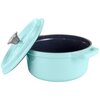 Garnek żeliwny VINTAGE CUISINE VC2P2619BF20CP Miętowy 26 cm Przeznaczenie Kuchnie elektryczne