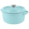 Garnek żeliwny VINTAGE CUISINE VC2P2619BF20CP Miętowy 26 cm Przeznaczenie Kuchnie ceramiczne