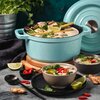 Garnek żeliwny VINTAGE CUISINE VC2P2619BF20CP Miętowy 26 cm Rodzaj Garnek żeliwny