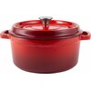 Garnek żeliwny VINTAGE CUISINE VC2P2218RD20CP Czerwony Ombre 22 cm Przeznaczenie Kuchnie ceramiczne