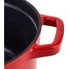 Garnek żeliwny VINTAGE CUISINE VC2P2218RD20CP Czerwony Ombre 22 cm Przeznaczenie Kuchnie halogenowe