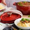 Garnek żeliwny VINTAGE CUISINE VC2P2218RD20CP Czerwony Ombre 22 cm Rodzaj Garnek żeliwny