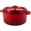 Garnek żeliwny VINTAGE CUISINE VC2P2218RD20CP Czerwony Ombre 22 cm Przeznaczenie Kuchnie elektryczne
