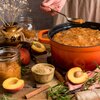 Garnek żeliwny VINTAGE CUISINE VC2P2218OR20CP Pomarańczowy Ombre 22 cm Rodzaj Garnek żeliwny
