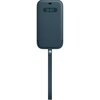 Etui Leather APPLE z MagSafe do Apple iPhone 12 Pro Max Bałtycki błękit