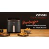 Air Fryer Frytkownica beztłuszczowa COSORI CAF-DC602-KEUR Turbo Blaze Chef Edition Czarny Funkcje dodatkowe Automatyczne wyłączenie