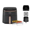Air Fryer Frytkownica beztłuszczowa COSORI CAF-DC602-KEUR Turbo Blaze Chef Edition Czarny Funkcje Programator czasowy, Regulacja temperatury