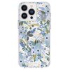Etui RIFLE PAPER CO. Clear MagSafe do Apple iPhone 14 Pro Max Niebieski