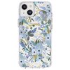 Etui RIFLE PAPER CO. Clear MagSafe do Apple iPhone 14 Plus Niebieski