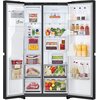 Lodówka LG GSLC40EPPE Side by Side 179cm Czarna NatureFresh Pojemność [l] 417 chłodziarka + 221 zamrażarka