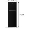Lodówka MPM-216-CF-28 No Frost 142cm Czarna Kolor producenta Czarny