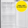 Lodówka MPM-216-CF-28 No Frost 142cm Czarna Bezszronowa (No Frost) Pełny No Frost