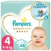 Pieluchy PAMPERS Premium Care Rozmiar 4 (136 szt.) Waga dziecka [kg] 9 - 14