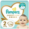 Pieluchy PAMPERS Premium Care 2 (136 szt.) Rozmiar 2