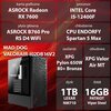 Komputer MAD DOG VALORAIR-I02DB16V2 i5-12400F 16GB RAM 1TB SSD Radeon RX7600 Wi-Fi Procesor Intel Core i5-12400F
