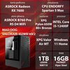 Komputer MAD DOG VALORAIR-I02WB16V2 i5-12400F 16GB RAM 1TB SSD Radeon RX7600 Wi-Fi Windows 11 Home Procesor Intel Core i5-12400F