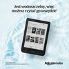Czytnik e-booków KOBO Clara BW 6", Podświetlany ekran, Wi-Fi, Bez reklam Czarny Standardy obsługiwanego tekstu CBR