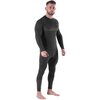 Kalesony termoaktywne NILS Magnus BTS0464 (rozmiar L/XL) Czarny Nogawka Długa