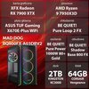 Komputer MAD DOG BQ800FX-A03DRV2 R9-7950X3D 64GB RAM 2TB SSD Radeon RX7900XTX Wi-Fi Procesor AMD Ryzen 9 7950X3D