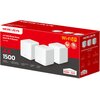 Router MERCUSYS Halo H60X 2.4 / 5 GHz (DualBand), Wi-Fi Mesh (3 szt.) Maksymalna prędkość transmisji bezprzewodowej [Mb/s] 1501