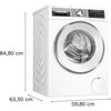 Pralko-suszarka BOSCH WNG254A9BY Autodozowanie Czas trwania cyklu prania [min] 239