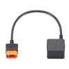 Czarny kabel z pomarańczową wtyczką na jednym końcu i czarną obudową z napisem "MAVIC 3" na drugim końcu. Na pomarańczowej wtyczce widoczne jest logo producenta.