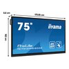 Monitor IIYAMA ProLite TE7512MIS-B3AG 75" 3840x2160px IPS Przeznaczenie Wielkoformatowe (LFD)