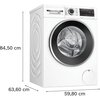 Pralka BOSCH WGG244ZTPL 9kg 1400 obr EcoSilence Drive, SpeedPerfect Poziom hałasu [dB] 71