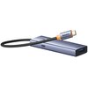 Hub BASEUS UltraJoy Series Lite USB-C BS-OH108 USB Typu C, Pasywny Szary Liczba portów wyjściowych [szt.] 5