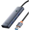 Hub BASEUS UltraJoy Series Lite 0.5 m USB 3.2 Gen. 1, Pasywny Szary Typ Pasywny