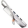 Hub BASEUS UltraJoy Series 5w1 USB Typu C, Pasywny Srebrny Interfejs USB Typu C