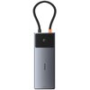 Hub BASEUS Metal Gleam Series II 10w1 USB Typu C, Pasywny Szary