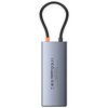 Hub BASEUS Metal Gleam Series II 6w1 USB Typu C, Pasywny Szary Dodatkowe informacje Funkcja Auto Screen-Save