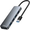 Hub BASEUS UltraJoy Lite 4w1 0.15 m USB 3.2 Gen. 1, Pasywny Szary Dodatkowe informacje Plug&Play