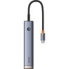 Hub BASEUS UltraJoy Series 6w1 B00052802811-01 USB Typu C, Pasywny Szary