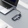 Hub BASEUS Metal Gleam Series II 11w1 USB Typu C, Pasywny Dodatkowe informacje Funkcja Power Delivery