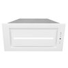 Okap AFRELLI Prima Glass Centrale 90 Biały 526m3/h 60dB klasa B Timer Oświetlenie LED