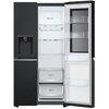 Lodówka LG GSGV80EPLL Side by Side 179cm Czarna Podajnik wody Licowane drzwi Nie