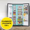 Lodówka LG GMG960EVJE Multi Door 179cm Czarny mat Podajnik wody Funkcje Dystrybutor wody, Sterowanie smartfonem, Szybkie chłodzenie, Szybkie zamrażanie