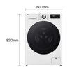 Pralka LG F2W9S72YW KL.A 10kg 1200rpm SteamSpa TurboWash™360 Silnik inwerterowy Tak