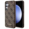 Etui GUESS 4G Metal Gold Logo do Samsung Galaxy S24 Brązowy