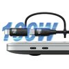 Kabel USB/USB-C - USB-C/MicroUSB/Lightning USAMS U85 100W PD Fast Charge 2 m Czarny Rodzaj Kabel