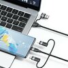 Kabel USB/USB-C - USB-C/MicroUSB/Lightning USAMS U85 100W PD Fast Charge 2 m Czarny Typ USB-C - USB-C