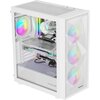 Obudowa GENESIS Diaxid 605 ARGB Biały Wnęki wewnętrzne 2.5/3.5" 1