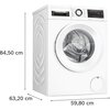 Pralka BOSCH WGG244Z0PL 9kg 1400 obr Kierunek otwierania drzwi W lewo